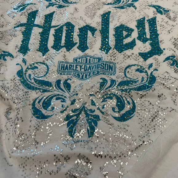 HARLEY DAVIDSON LADIES LONG SLEEVE T-SHIRTS SET OF 4 - Picture 9 of 14